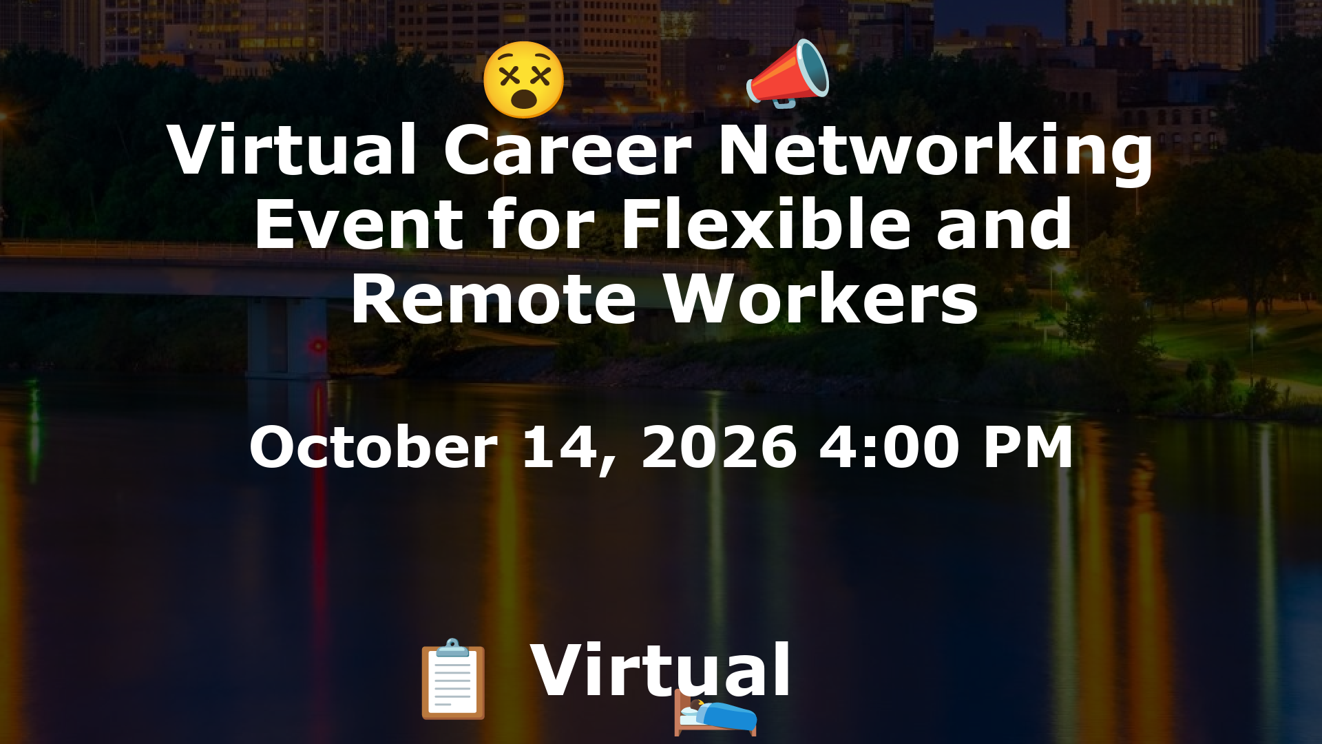 Virtual Career Networking Event for Flexible and Remote Workers event image